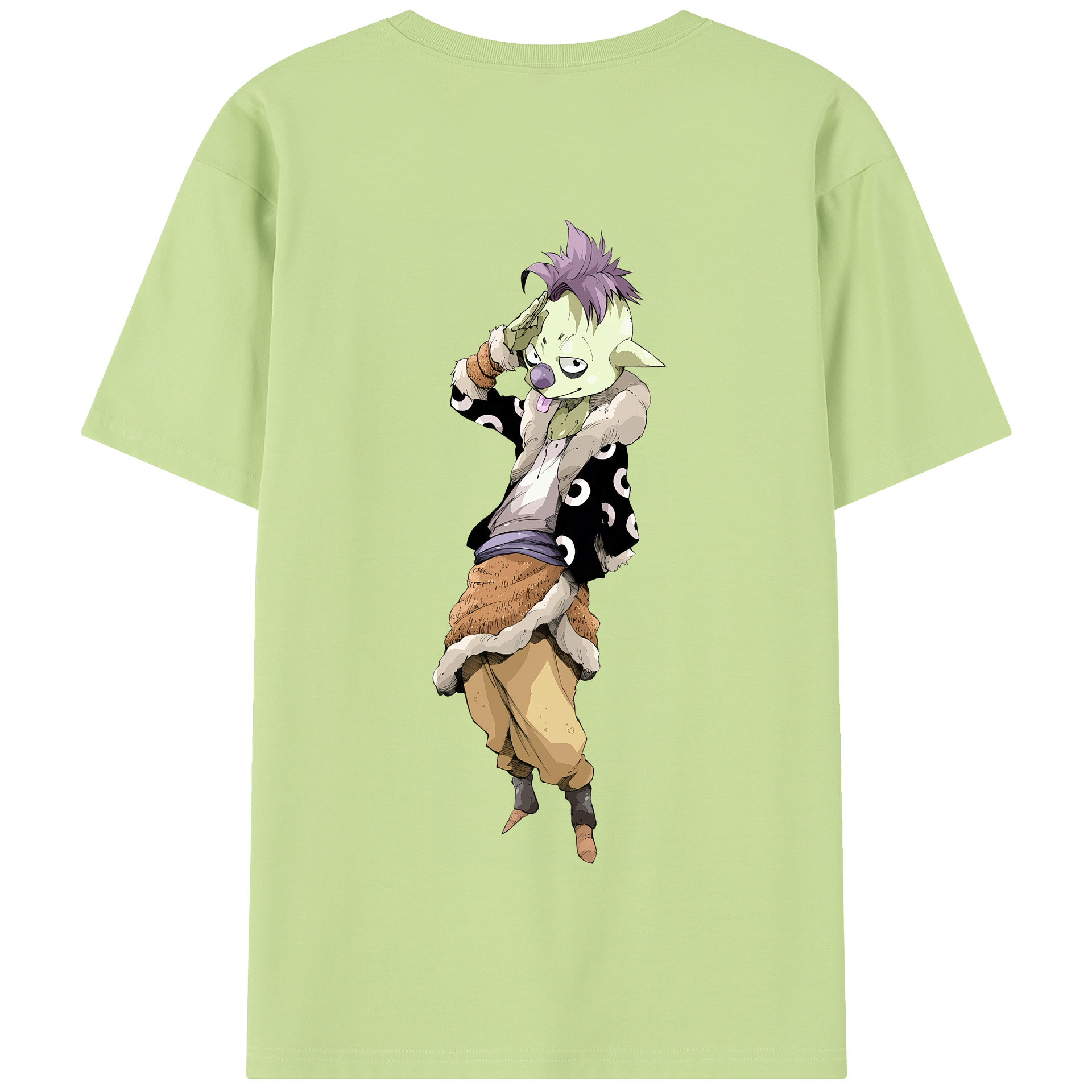 （画像用） 転スラ Regarding Reincarnated to Slime 綿100％半袖Tシャツ（背面プリント）